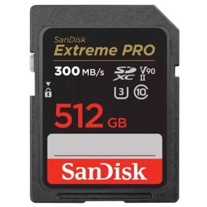 SanDisk Extreme PRO 300MBs UHS-II Class 10 V90 SDXC Card 512GB SDSDXDK-512G - Picture 1 of 1