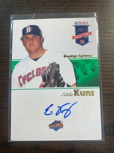 A78,372 -  2008 TRISTAR PROjections Autographs Green #243 Eddie Kunz/50