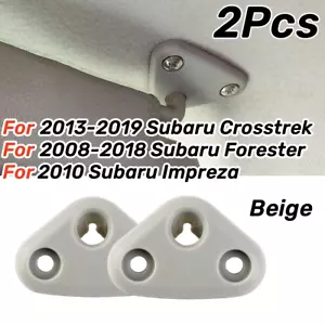 1Pair Sun Visor Mount For 08-2018 Subaru Forester 2010 Impreza 2013-19 Crosstrek - Picture 1 of 7