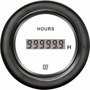 Vetus engine hour counter gauge for boat, yacht 12v / 24v - white - Picture 1 of 1