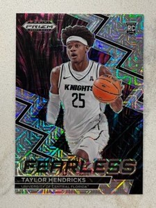 TAYLOR HENDRICKS 2023-24 Panini Prizm Draft Picks Fearless MOJO Prizm # 20/25