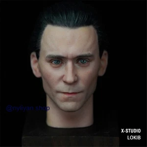 X-Studio 1:6 Tom Hiddleston Loki Head Sculpt For 12" Male Action Figure Body Toy - Picture 1 of 7