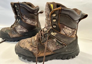 Mens Thinsulate Insulated Waterproof Boots Survivor Camo Size 8.5 - Picture 1 of 7
