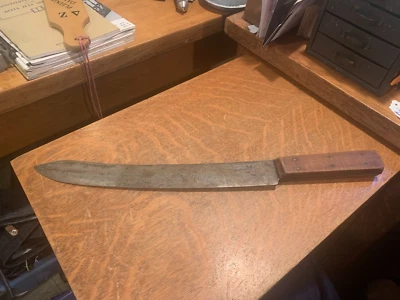 Cuchillo de chef vintage de 18” sin marca Foto 1 de 4