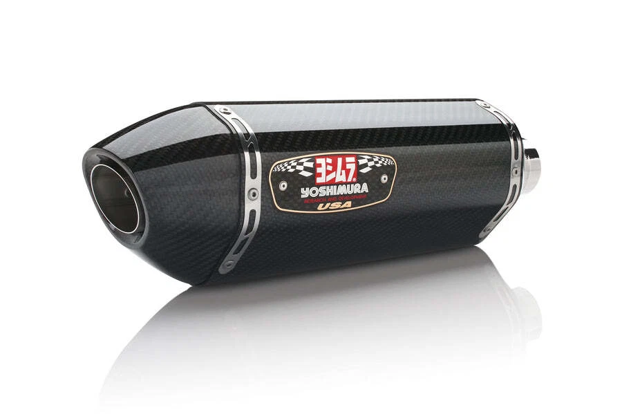 YOSHIMURA KAWASAKI ZX-14R 12-23 Race R-77 Slip-On Exhaust Carbon Fiber Mufflers - Image 1 of 1