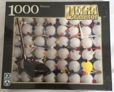 New FX Schmid Jigsaw Puzzle Golf Balls "Singled Out" Club Tees 1000 Pc Challenge - Image 1 of 4