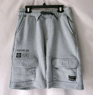 Pantalones Cortos de Sudadera Vintage Y2K Southpole Talla Pequeña S Cordón Cintura Sueltos Carga Foto 1 de 4