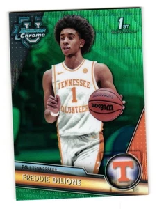 2023-24 Bowman University cromo refractor de onda acuática #76 Freddie Dilione SN299 - Imagen 1 de 2
