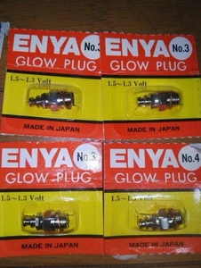 ENYA No. 3 （ No.4）Glow Plug R/C Airplane Engine  SAITO Hanger 9 & ss Bundle sale - Picture 1 of 4