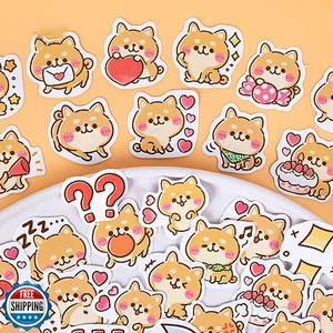 Doraking 45PCS Cute Pet Shiba Inu Doggy Boxed DIY Decoration Adhesive Paper D - Picture 1 of 5