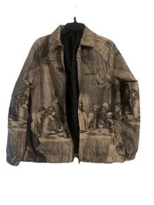 Hellpur "The Last Supper" Leonardo Da Vinci Jacket, Last Print,Size Small - Picture 1 of 6