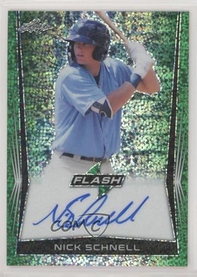 2018 Leaf Flash Green /15 Nick Schnell #BA-NS1 Auto - Image 1 of 2