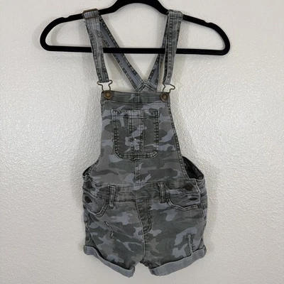 Mono corto Justice Girl’s verde camuflaje talla 12 Foto 1 de 4