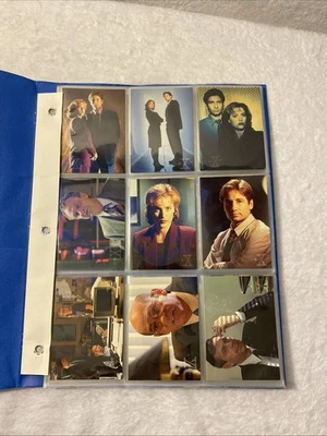 The X-Files -  66 Card Set in Sheets  Folder - Image 1 of 4