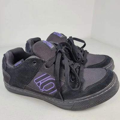Five Ten Zapatos Para Mujer Talla 9 Freerider Mountain Bike Zapato, Negro/Púrpura IQ Foto 1 de 4