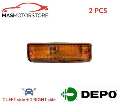 INDICATOR LIGHT BLINKER LAMP PAIR FRONT DEPO 212-1638L-AE 2PCS I NEW - Image 1 of 4