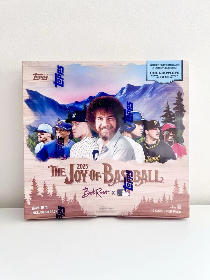 2025 TOPPS BOB ROSS THE JOY OF BASEBALL FACTORY COLLECTOR'S BOX