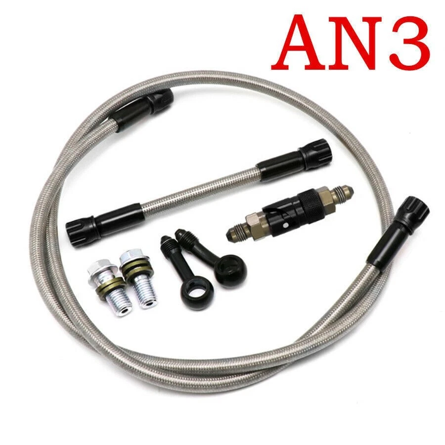 Kit adaptador de montaje de conexión de liberación rápida líquido de línea de freno AN3 de aluminio CNC para automóvil Foto 1 de 1