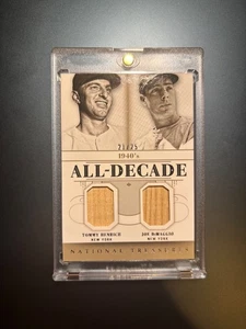 2014 Panini National Treasures All-Decade Patch /25 Tommy Henrich / Joe Dimaggio - Bild 1 von 2