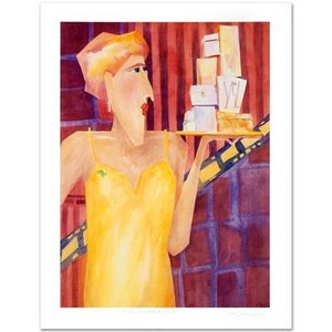 La Collectionneuse Des Boites" LTD Edition Serigraph by Renee Steger Simpson NEW