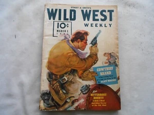 WILD WEST WEEKLY-MARCH 1 ,1941~WESTERN PULP~STREET & SMITH - Picture 1 of 4
