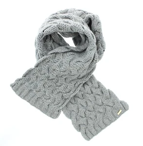 Coach Cable Knit Scarf, Women's Chunky Winter Scarf Model 83104, 68 in MSRP $228 - Picture 1 of 7