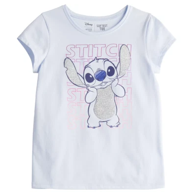 Camiseta gráfica brillante de puntada talla 5 de Disney para niñas de Jumping Beans Foto 1 de 4