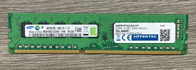 4GB Samsung DDR3L PC3L-10600E 1333Mhz 1.35v ECC PC RAM MEMORY M391B5273DH0-YH9 - Image 1 of 3