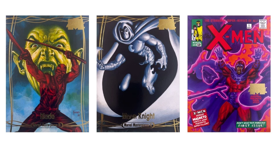 MARVEL MASTERPIECES XL BASE GOLD / WHAT IF (LEVELS 1-5) PICK YOUR OWN CARD 1-90 - Image 1 of 1