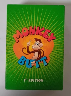 "MONKEY BUTT" 1st EDITION (2016) LUCK & STRATEGY CARD GAME FOR 2-8 PLAYERS, 8+ - Image 1 of 4