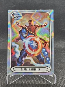 SkyBox 2024 Marvel Masterpieces Nahuel Grego CAPTIAN AMERICA HOLOFOIL 01/50 - Photo 1 sur 2