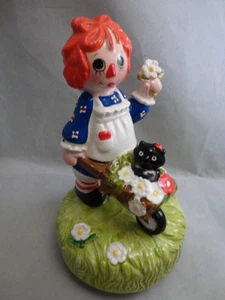 Raggedy Ann Musical Figurine Schmid 1980 Limited Edition 2390/10,000 - Picture 1 of 1