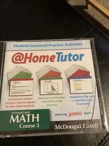 Home Tutor Math Course 3 Cd Rom New - Picture 1 of 2
