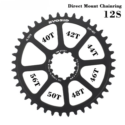 Road Folding Bike Chainring 40 42 44 46 48 50T Direct Mount Sprocket 3mm Offset - Image 1 of 4