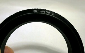 58mm Macro Close-Up Reverse Lens Adapter Ring For Canon EOS R Cameras RF mount