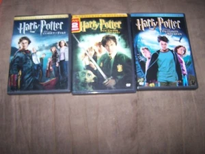 Harry Potter Goblet, Prizoners of Azkaban & Chamber o Secrets IN EXCELLENT SHAPE - Picture 1 of 2