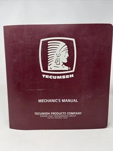 Tecumseh Mechanic’s Manual 2 Cycle 4 Cycle Peerless 1989-1996 OEM Binder - Picture 1 of 15