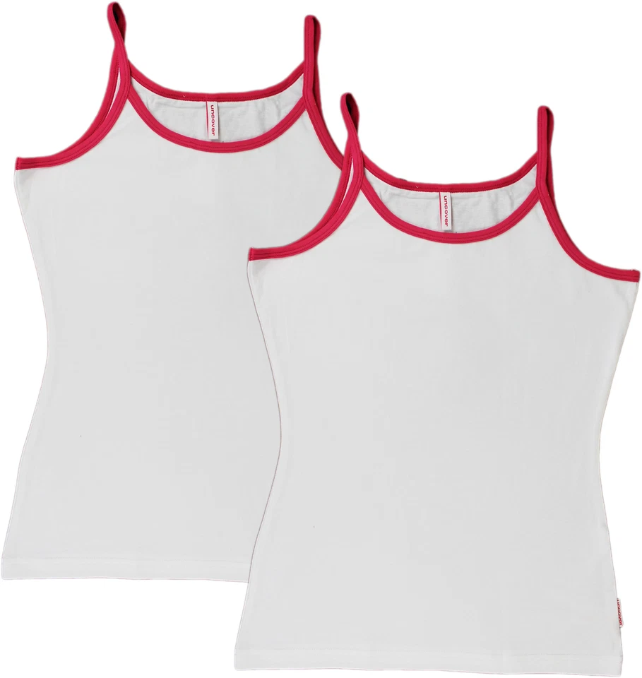 2 Stk. Uncover by Schiesser Mädchen Unterhemden Tank Top Unterwäsche SP65