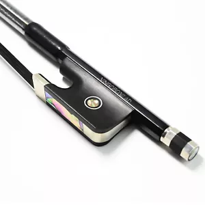 1**VENTA ESPECIAL** Arco Viola de Fibra de Carbono Cabello de Caballo Negro 4/4 ¡Nuevo! - Imagen 1 de 6