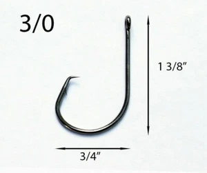 PACK DE 1000 anzuelos de pesca en línea circulares sin desplazamiento talla 3/0 TACKLEWORKS 7381 - Imagen 1 de 1