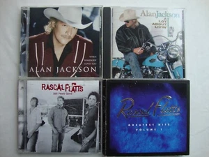 2 LAND MÄNNLICHE SÄNGER 4 Musik CDs Album RASCAL FLATS, ALAN JACKSON Vintage Lot - Bild 1 von 15