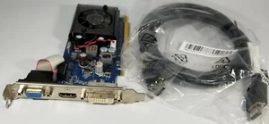 Pegatron Nvidia 310 GT 512MB PCIe HDMI Cable DVI VGA Video Card Windows 10 Full - Picture 1 of 8