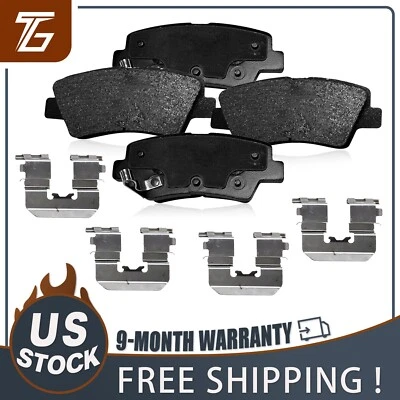 Rear Ceramic Brake Pads for 2011 - 2016 Hyundai Elantra 2014 - 2016 Kia Cadenza - Image 1 of 4