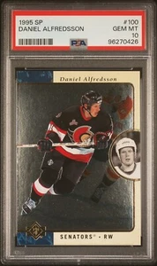 1995 Upper Deck SP Daniel Alfredsson #100 HOF Rookie PSA 10 Low Pop - Picture 1 of 2