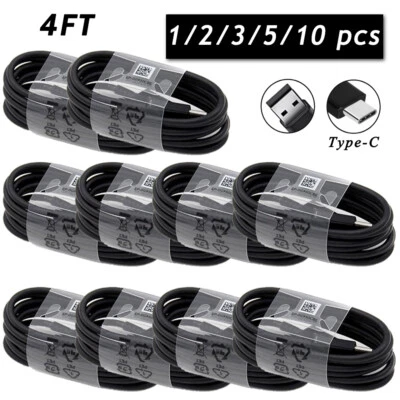 Cable de carga rápida USB-C cable cargador de teléfono tipo C para Samsung Galaxy S8 S9 S10 Foto 1 de 4