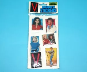 V TV SERIES PUFFY STICKERS MOC MOSC 1984 GORDY - Foto 1 di 3