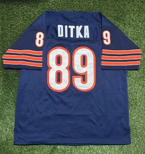 Mike Ditka Chicago Bears Mitchell & Ness Vtg Stitched NFL Jersey T Shirt 56 3XL - Picture 1 of 12