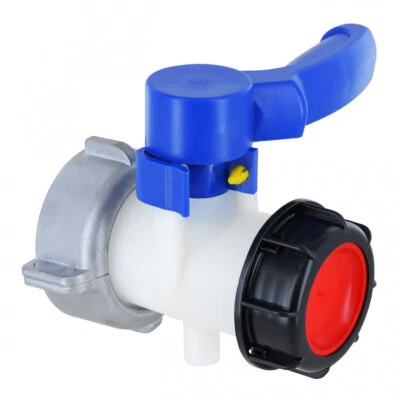  IBC Klappenhahn S75x6 (75mm) ALU Überwurf EPDM DN50 - Bild 1 von 4