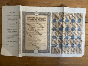 10 x INSTITUTO NAZIONALE DI CREDITO EDILIZIO (ROMA ITALIE) (H4) - Picture 1 of 1