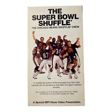 1985 Chicago Bears The Super Bowl Shuffle VHS Tape Chicago Bear Shufflin Crew
